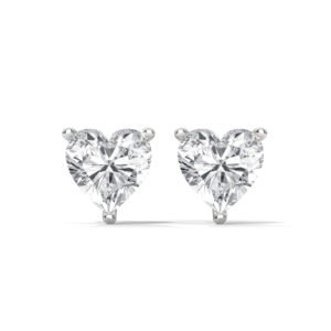 Rose Embrace Heart Studs