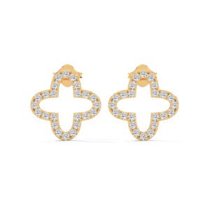 Luxe Clover Studs