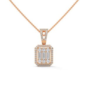 Regal Radiance Baguette Pendant