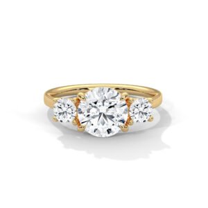 Trinity Glow Three-Stone Ring