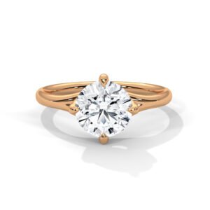 Nova Split-Shank Solitaire Ring