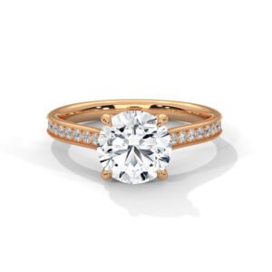 Luna Split Shank Engagement Ring
