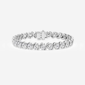 Everglow Round Diamond Tennis Bracelet