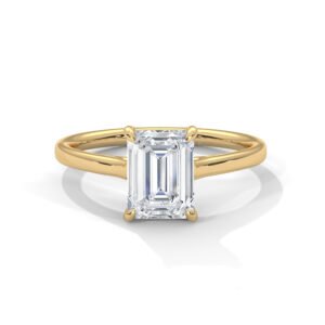 Rose Clarity Emerald Solitaire