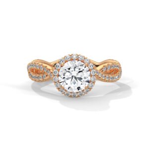 Seraphina Halo Twist Ring