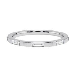 Baguette Diamond Eternity Band in Yellow Gold