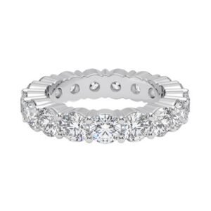 Aurielle Round Diamond Eternity Band