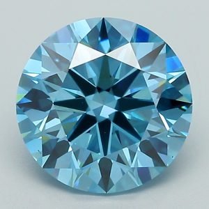 2.99ct Round Brilliant Fancy VS1