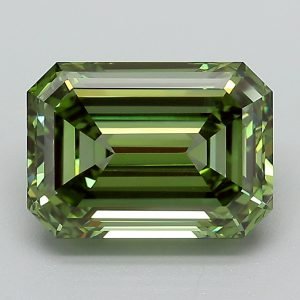 3.03ct Emerald Cut Fancy VVS2
