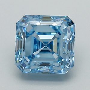 1.56ct Square Emerald Cut Fancy VS2